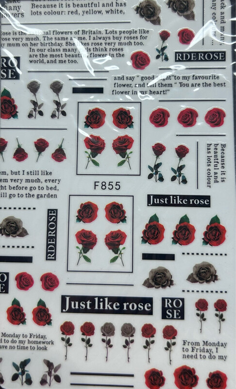 St Valentin rose rouge F-855