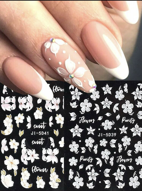 Sticker fleur 3D acrylique