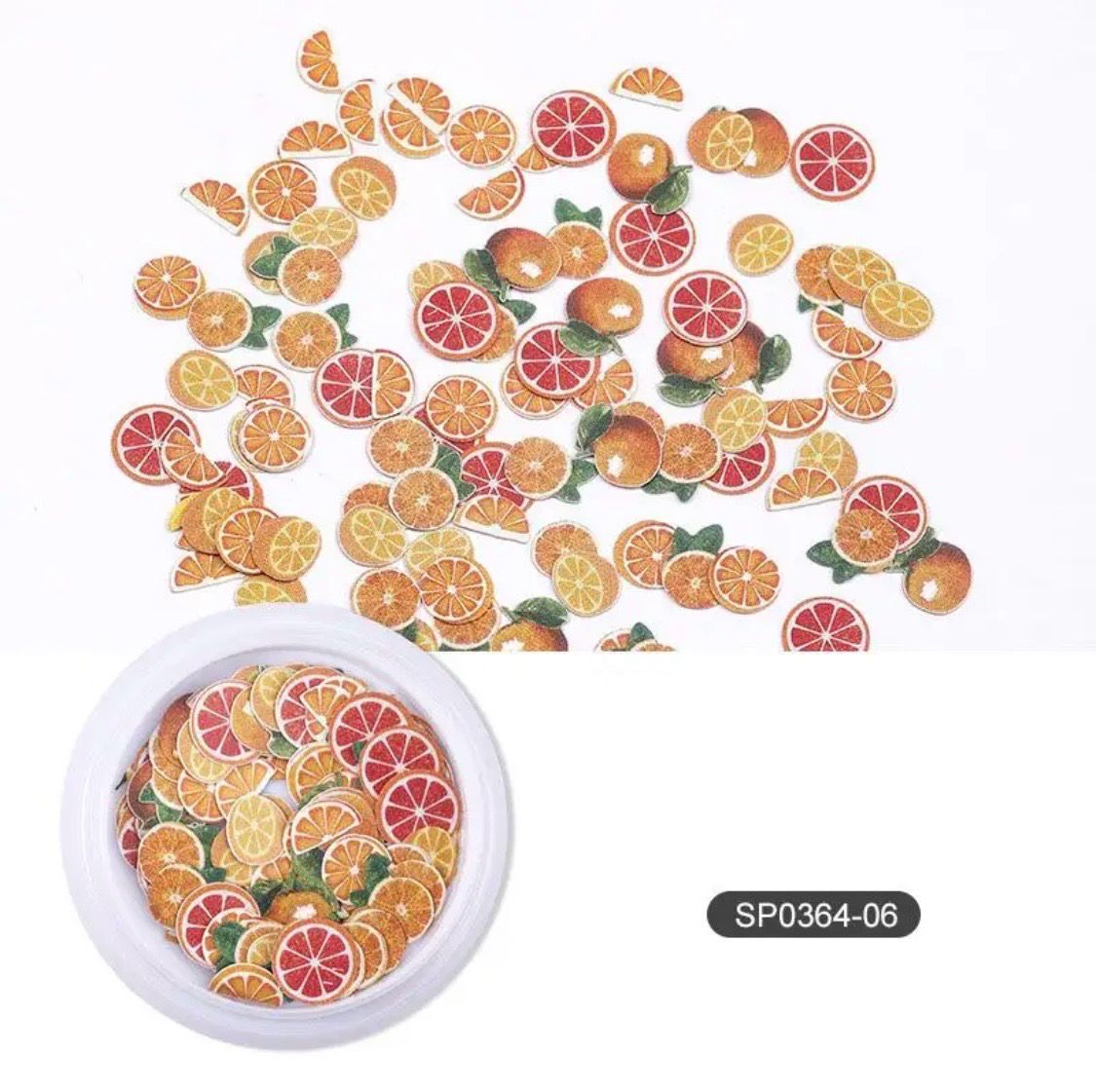 Insertion de fruits, cartonnées orange pamplemousse