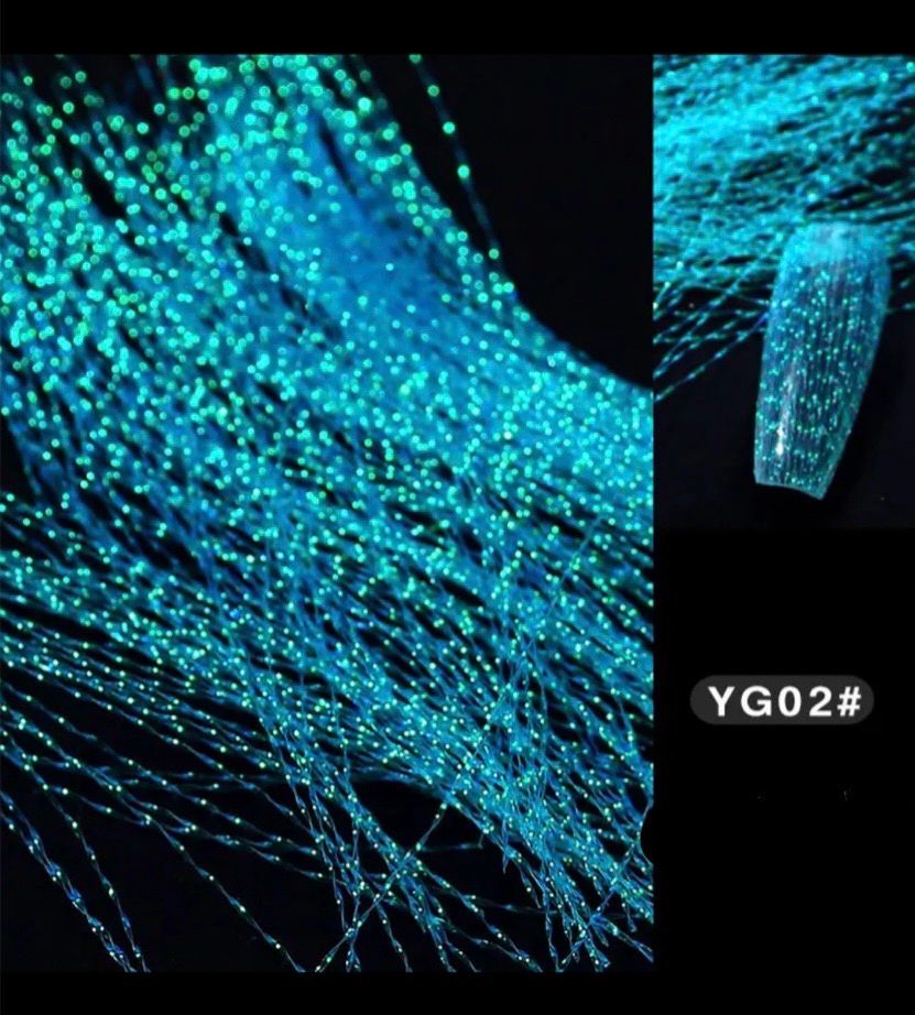 Filaments en soie fluorescent #2