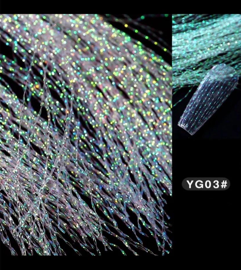 Filaments en soie fluorescent #3