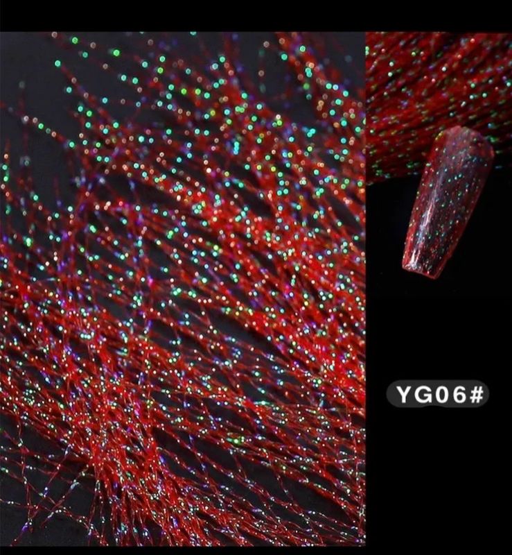 Filaments en soie fluorescent #6
