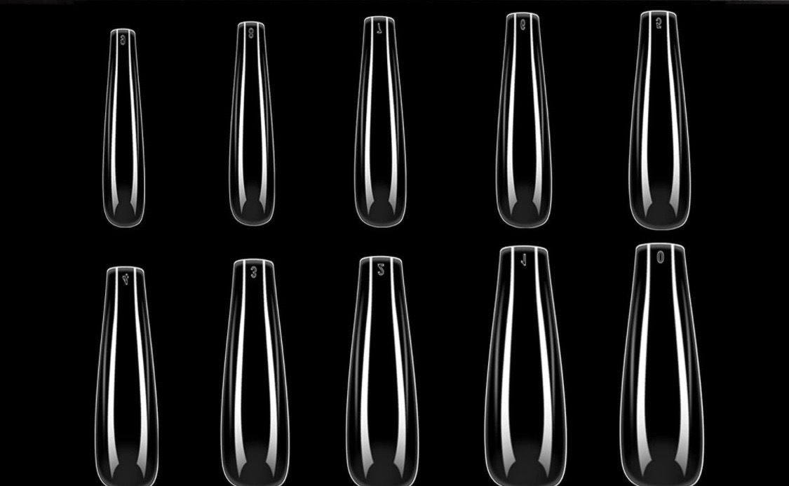 Prothèse ballerine Press on nail claire 500