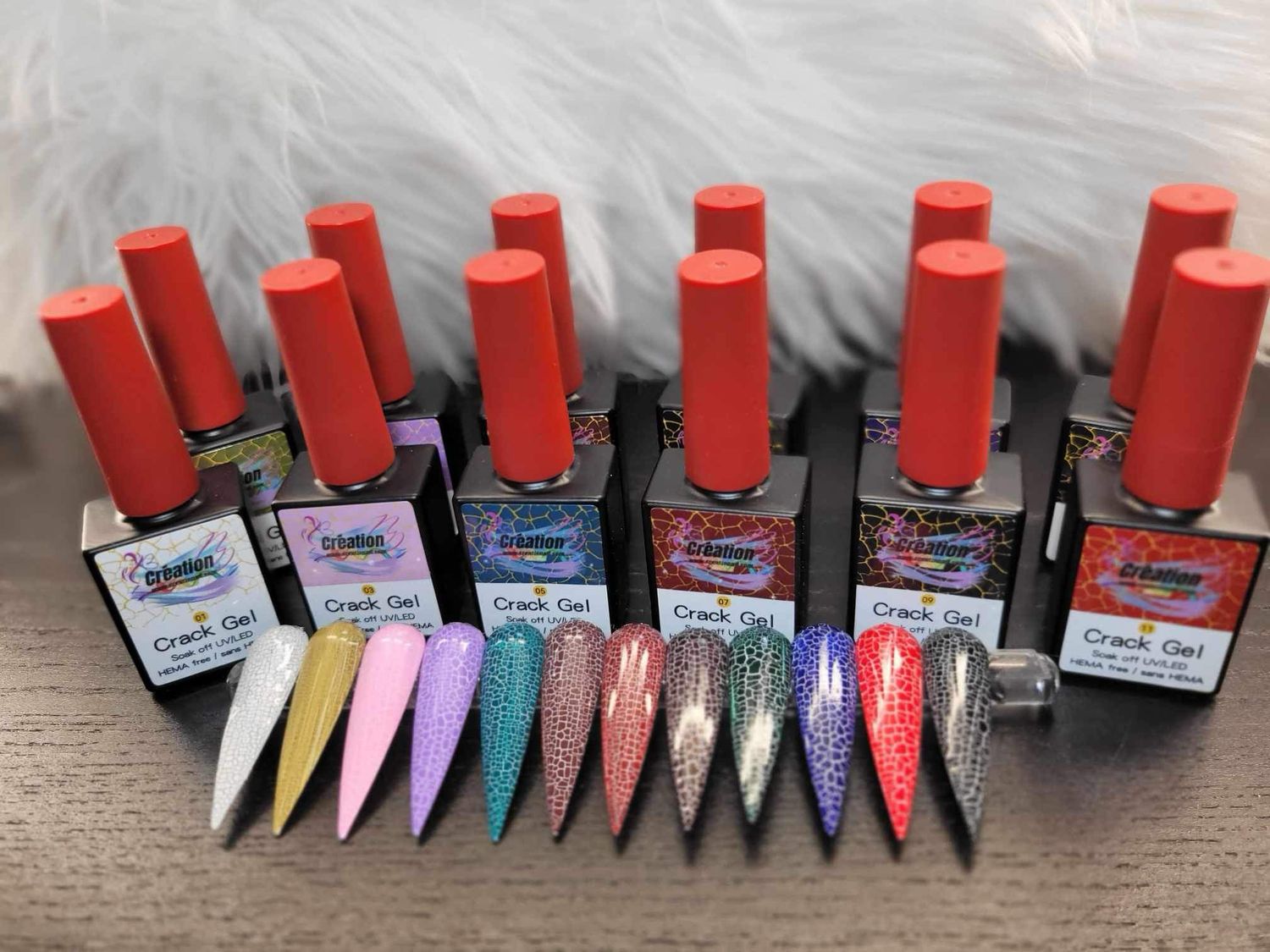 Collection crack gel