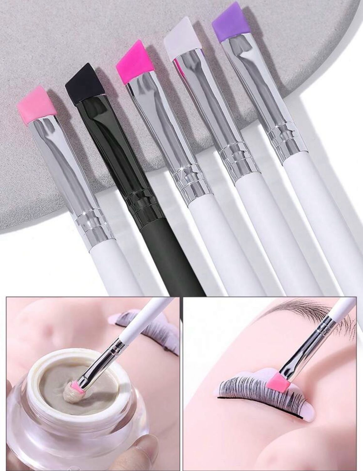 Brosse pour lamination de cils