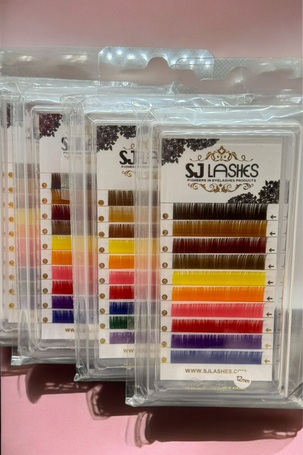 Cils à cils couleur