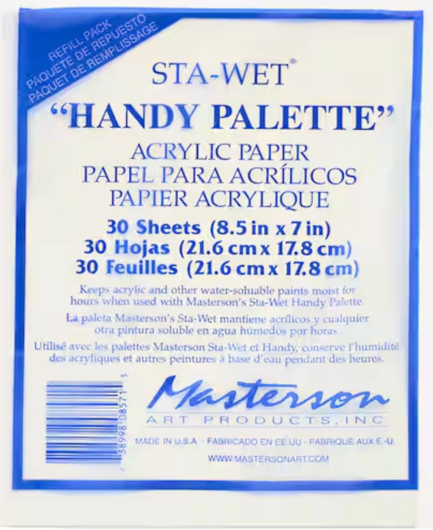 Feuilles de rechange pour palette de peinture