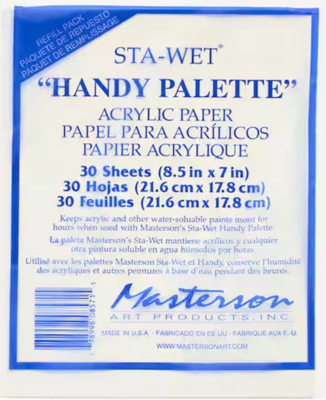 Feuilles de rechange pour palette de peinture