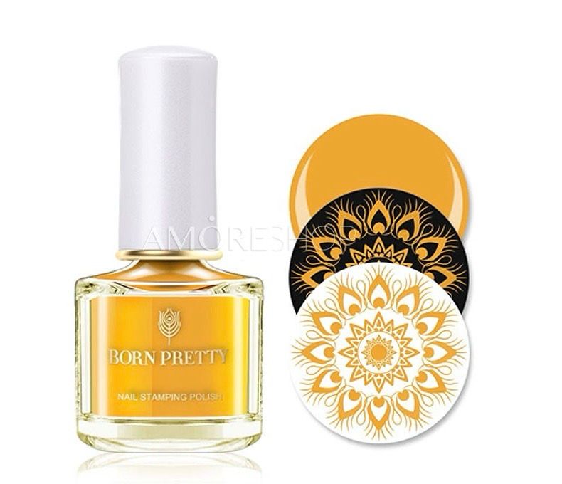 Vernis stamping jaune