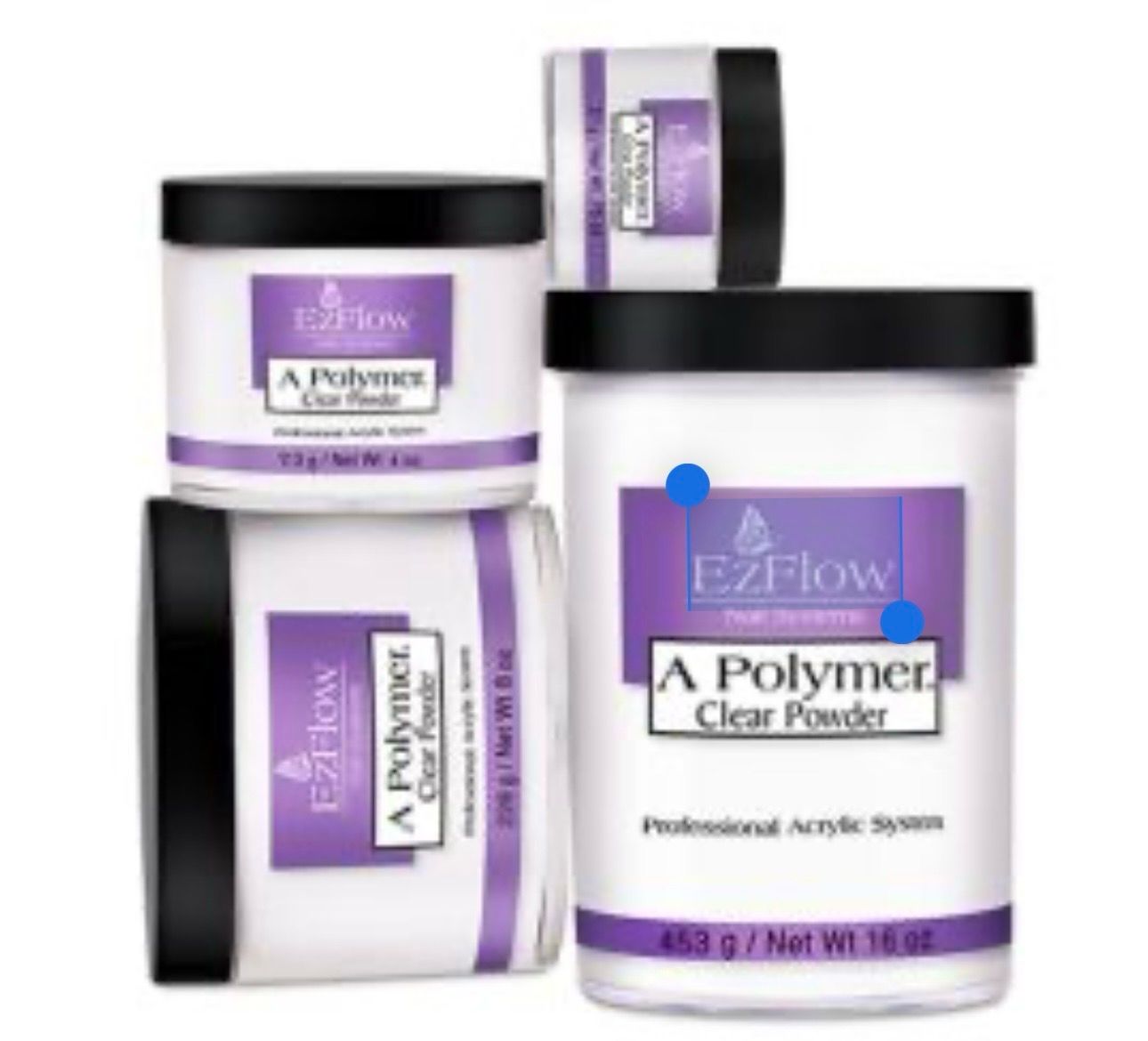 Poudre polymère CLEAR. EZ-flow