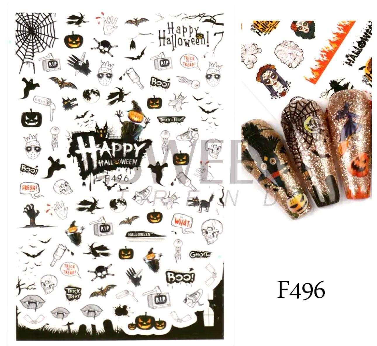 Sticker Halloween F496