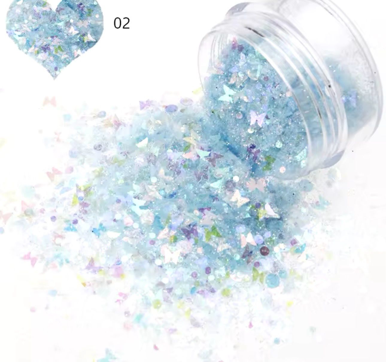 Paillettes étoiles/ cœur