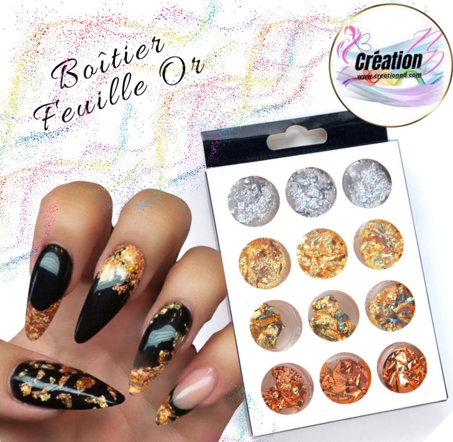 Boîtier effets foils