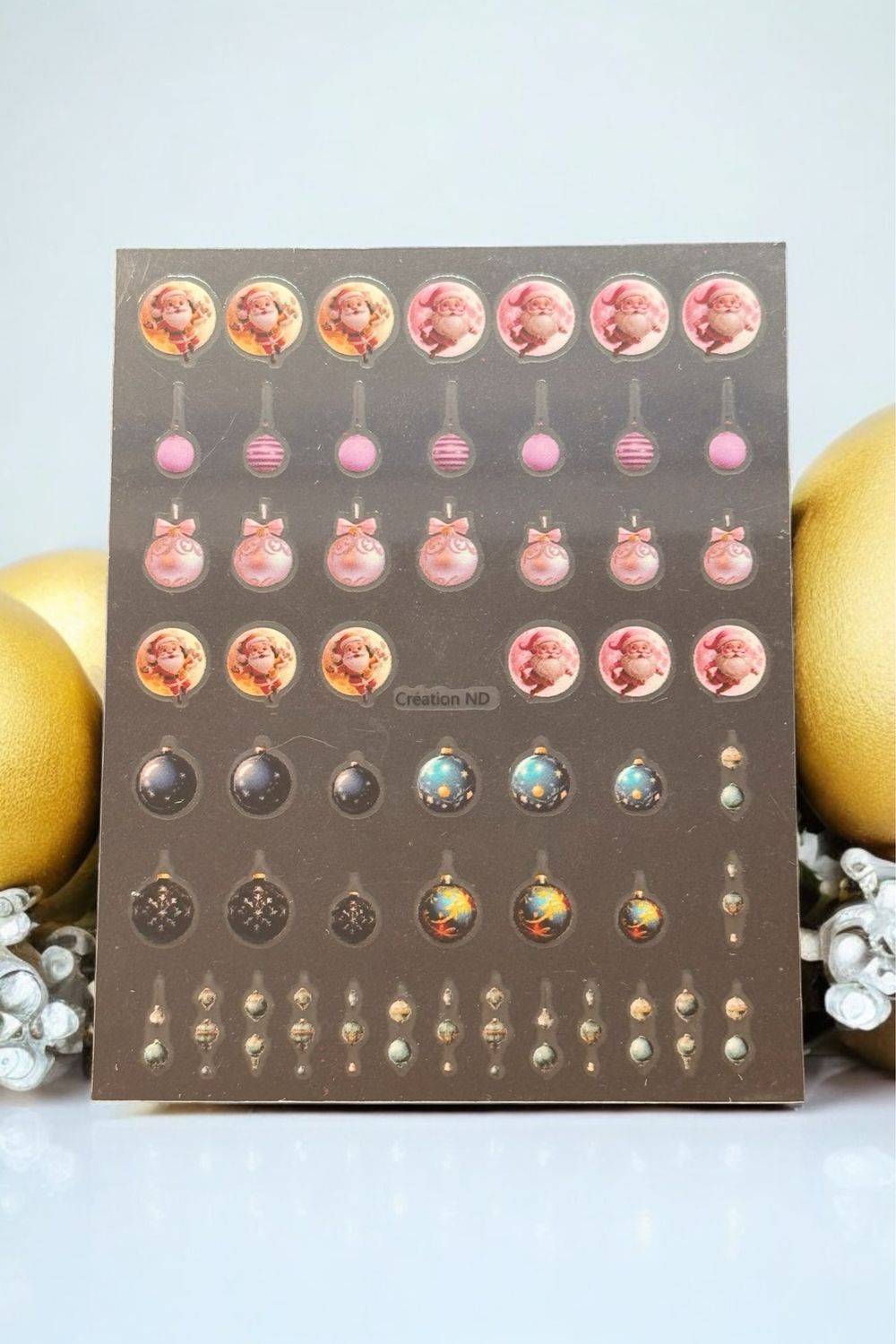 Sticker Noël rose ( père noel )
