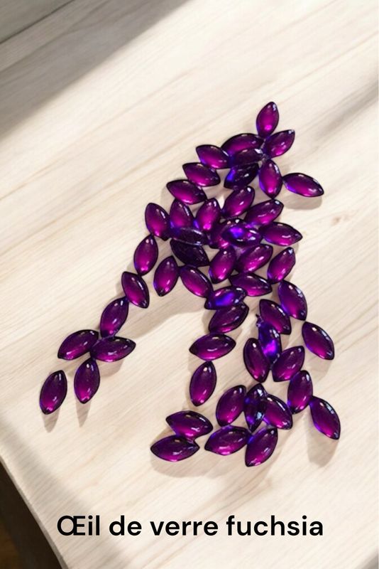 Œil de verre fuchsia