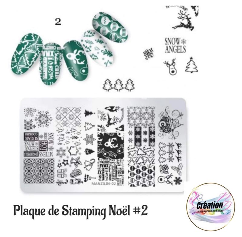 Plaquettes de stamping Noël no 2