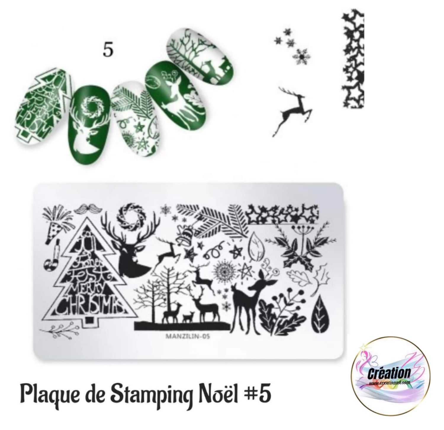 Plaquette de Stamping Noël  no 5