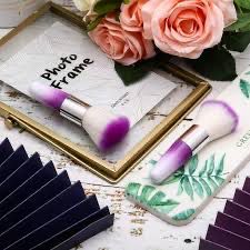 Pinceau époussette mauve