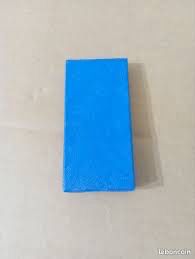 Buffer bleu carrée