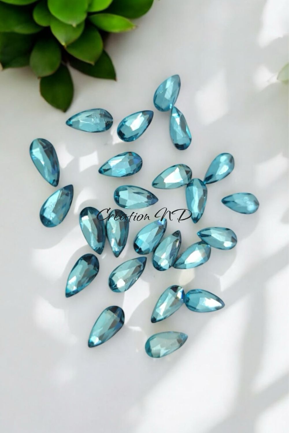 Collection turquesa gouttes 5x8 mm