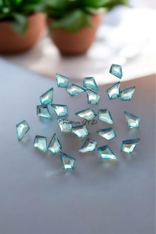 Collection Turquesa petit cerf-volant 4x6 mm
