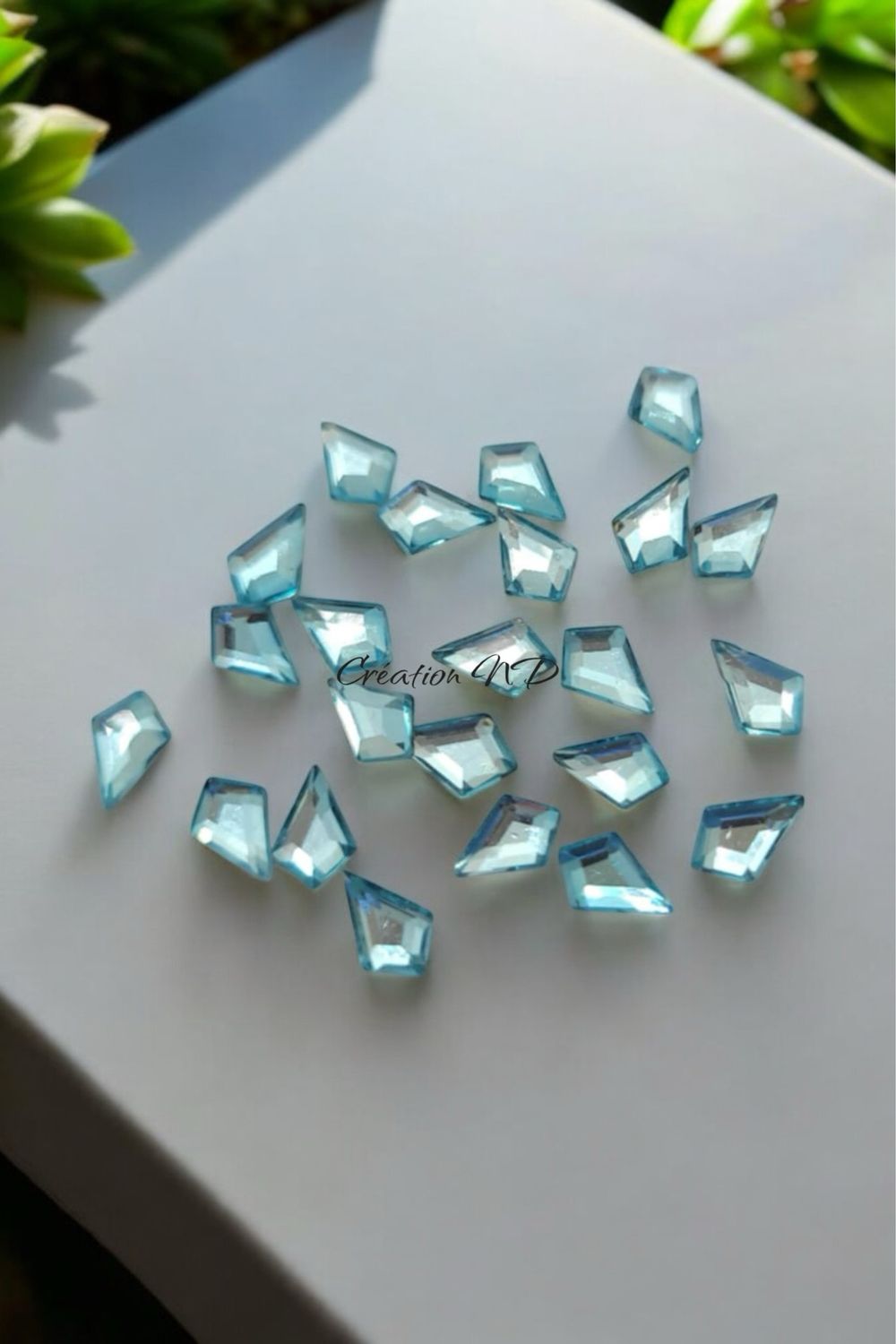 Collection Turquesa cerf-volant 5x8 mm