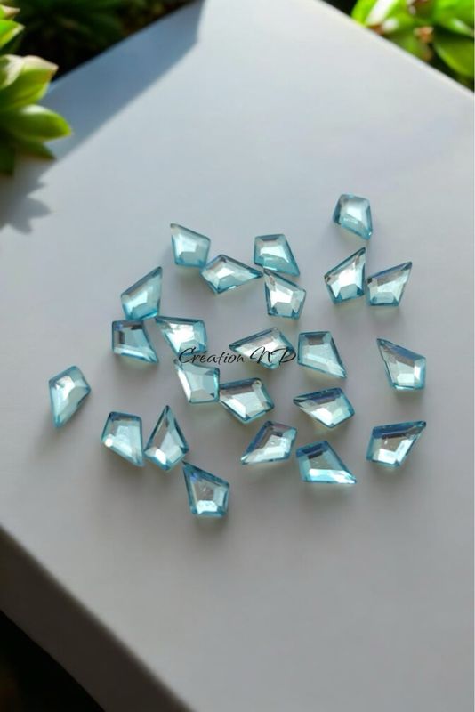 Collection Turquesa cerf-volant 5x8 mm