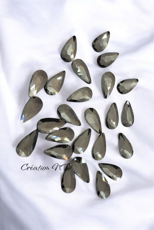 Collection Black Silver, Dark gouttes 5x8