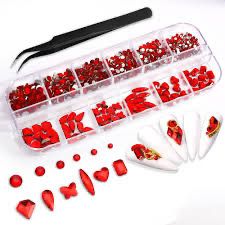 Strass rouge 002