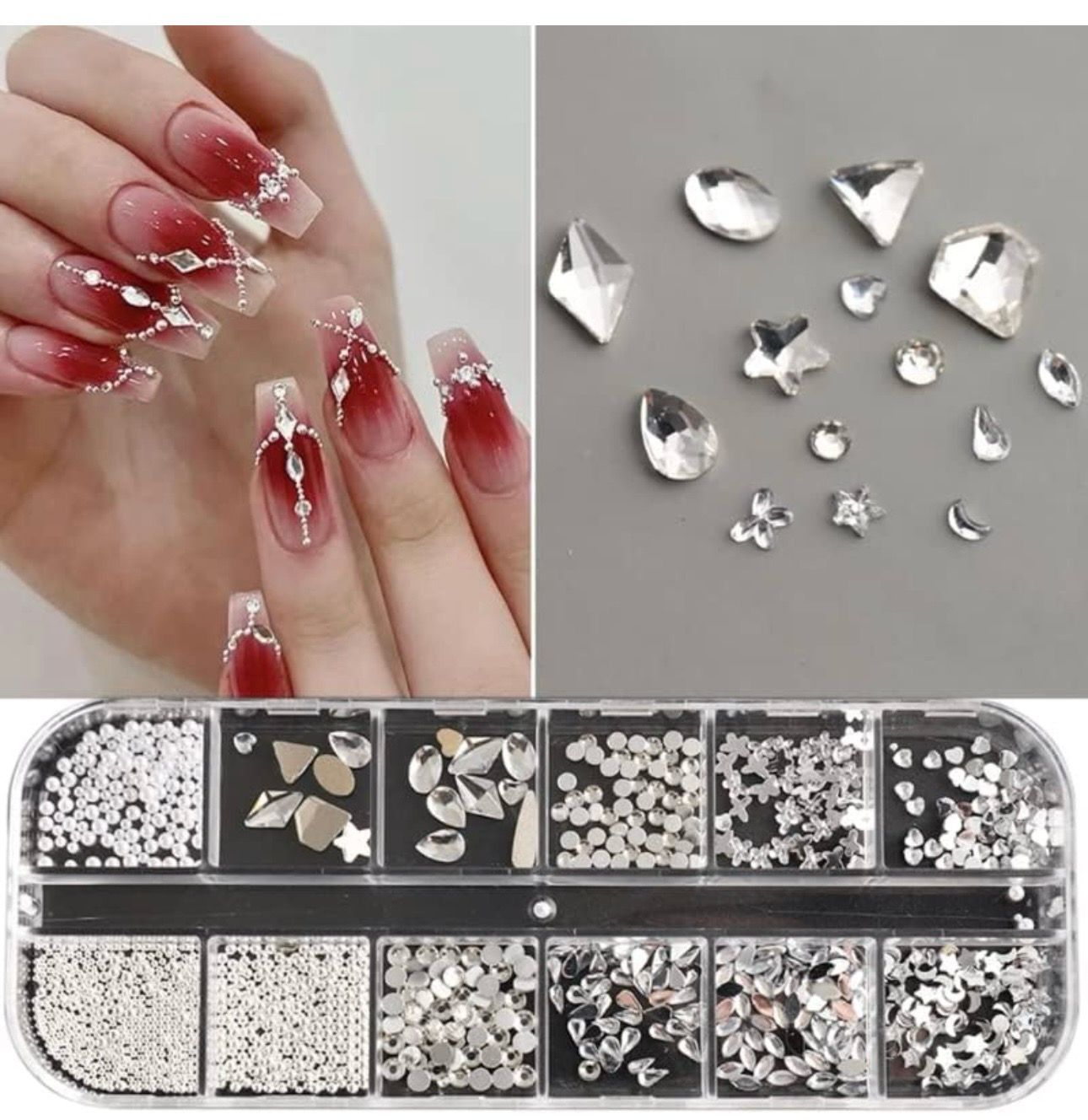 Strass argent 010