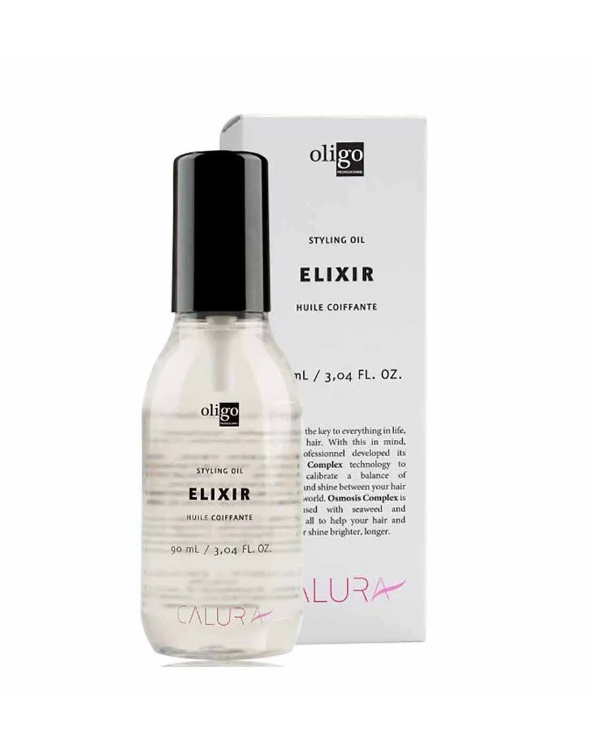 Elexir huile, coiffante