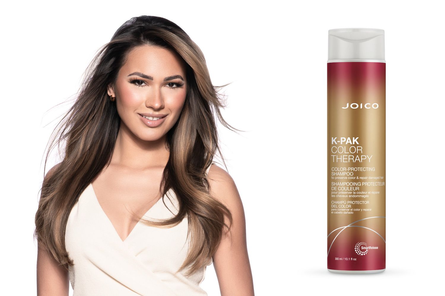 SHAMPOOING PROTECTEUR DE COULEUR K-PAK COLOR THERAPY POUR LES CHEVEUX COLORÉS. JOICO