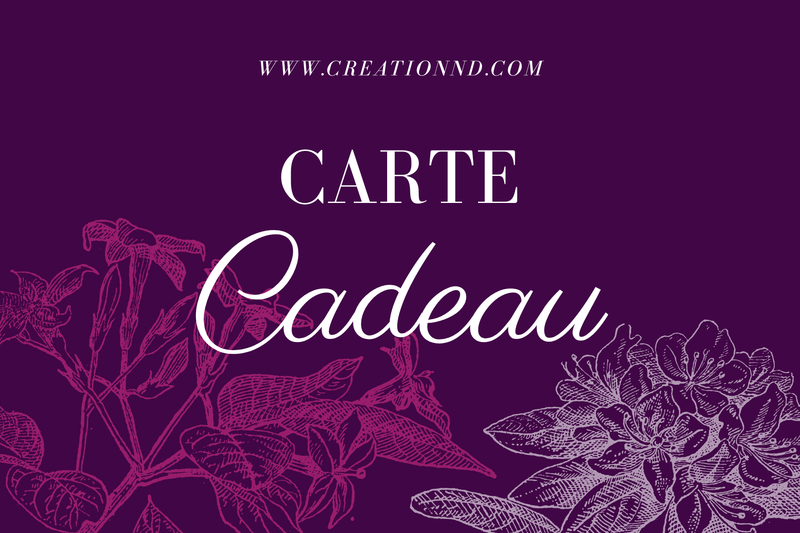 Carte cadeau Carte cadeau
