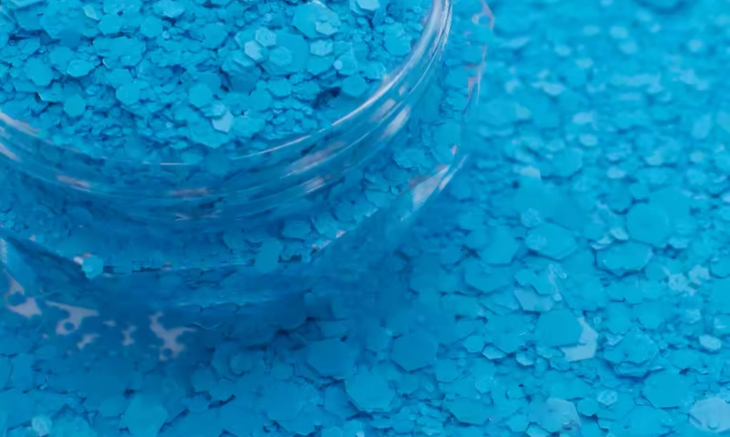 Paillettes MATTES Turquesa Froid