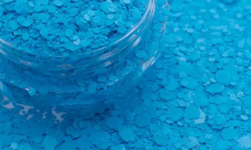 Paillettes MATTES Turquesa Froid