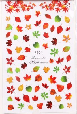 Feuille d’automne multicolore