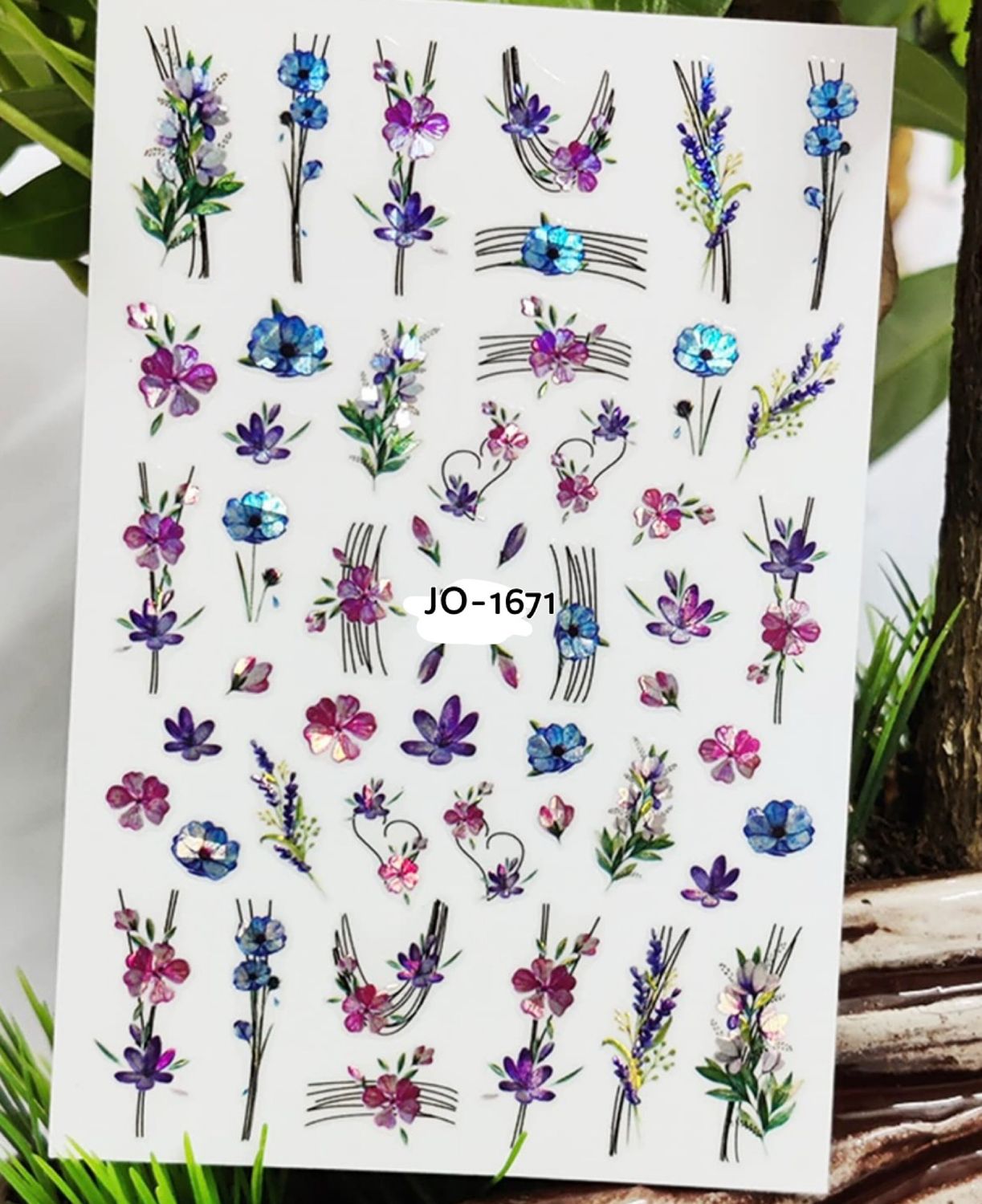 Feuille/cœur holographique