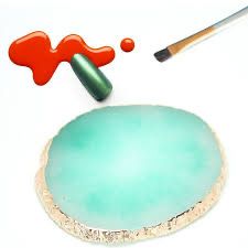 Plaquette effets géode pour peinture Nail art