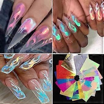Flamme holographique argent