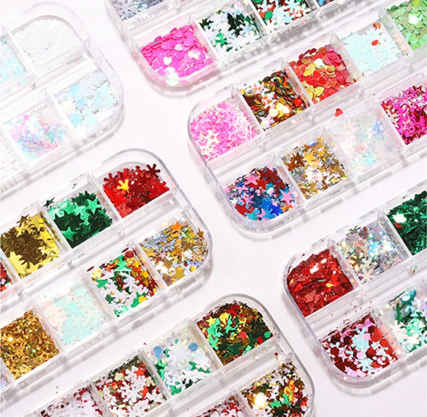 Paillettes variées