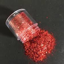 Paillettes rouge
