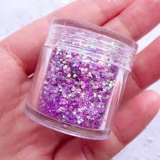 Paillettes mauve/rose