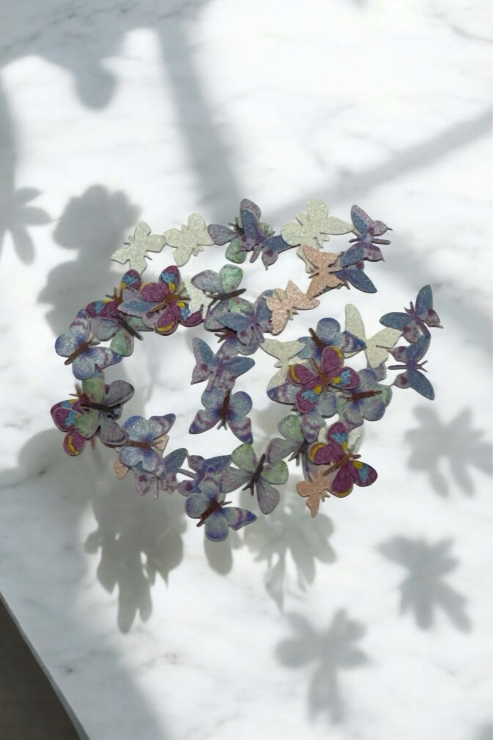Papillon cartonné, multicolore #8