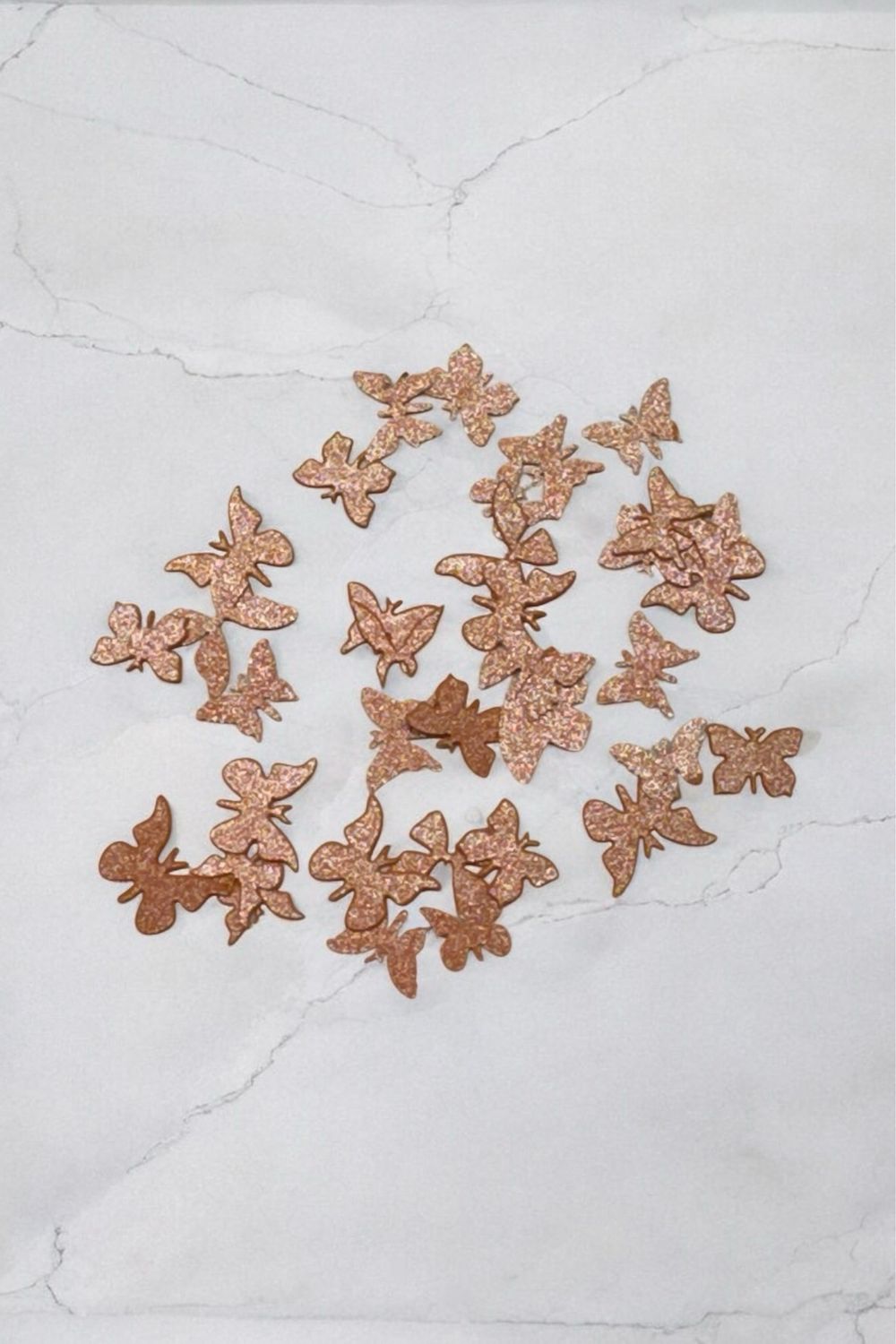 Papillon cartonnée, orange #3