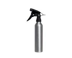 Bouteille spray gris métallique