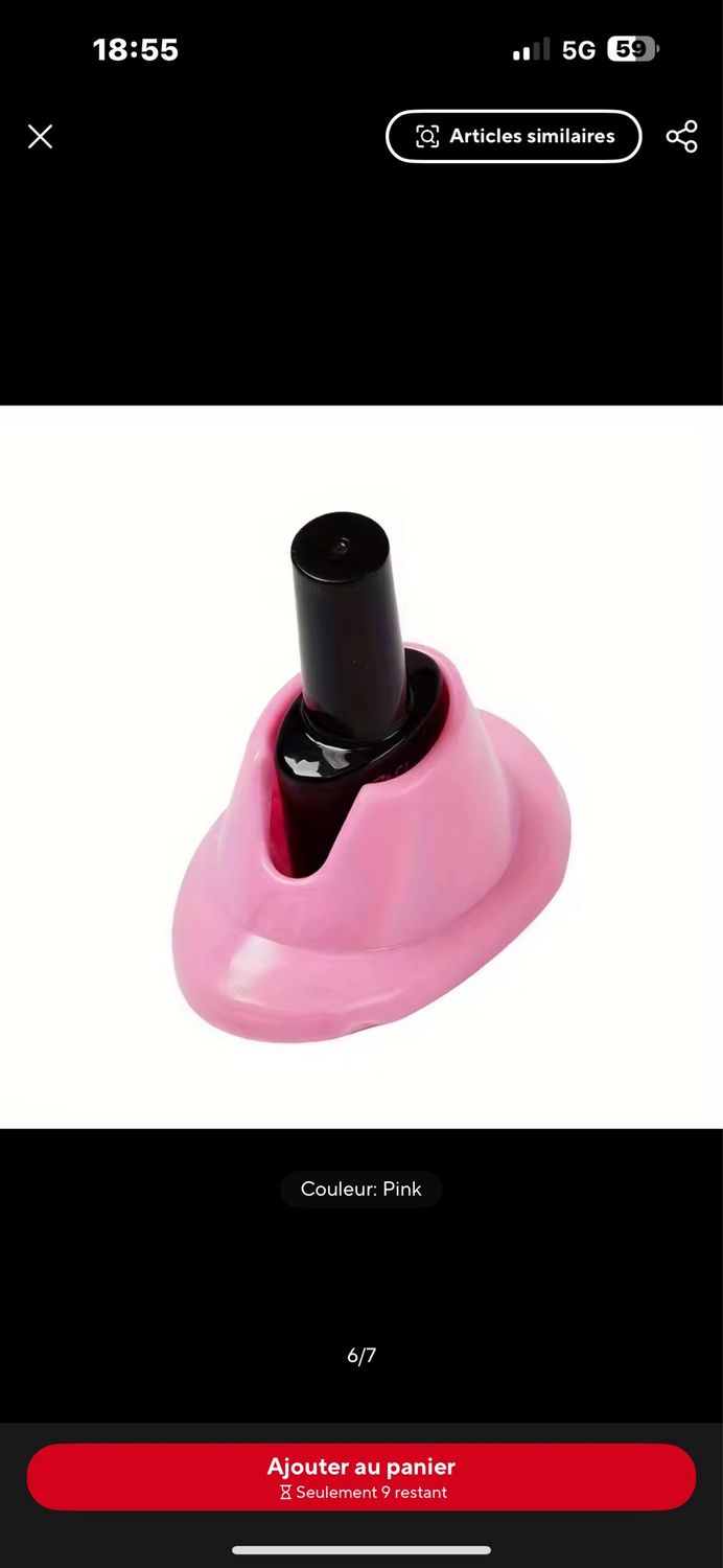 Porte-bouteille de vernis à ongles