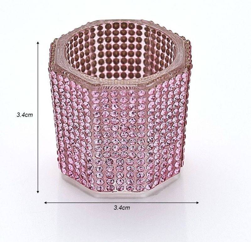 Contenant Strass rose