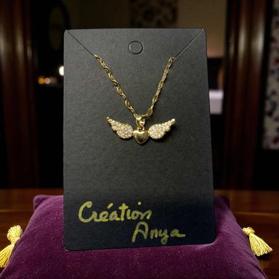 Collier ailes cœur