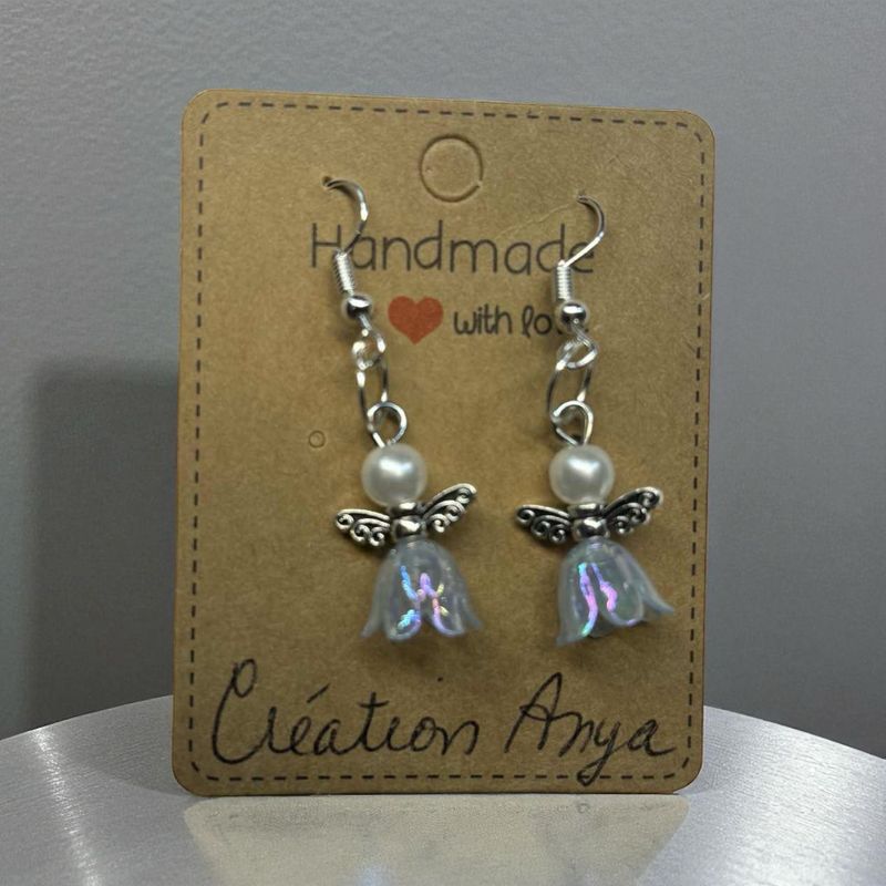 Boucle d’oreille ange