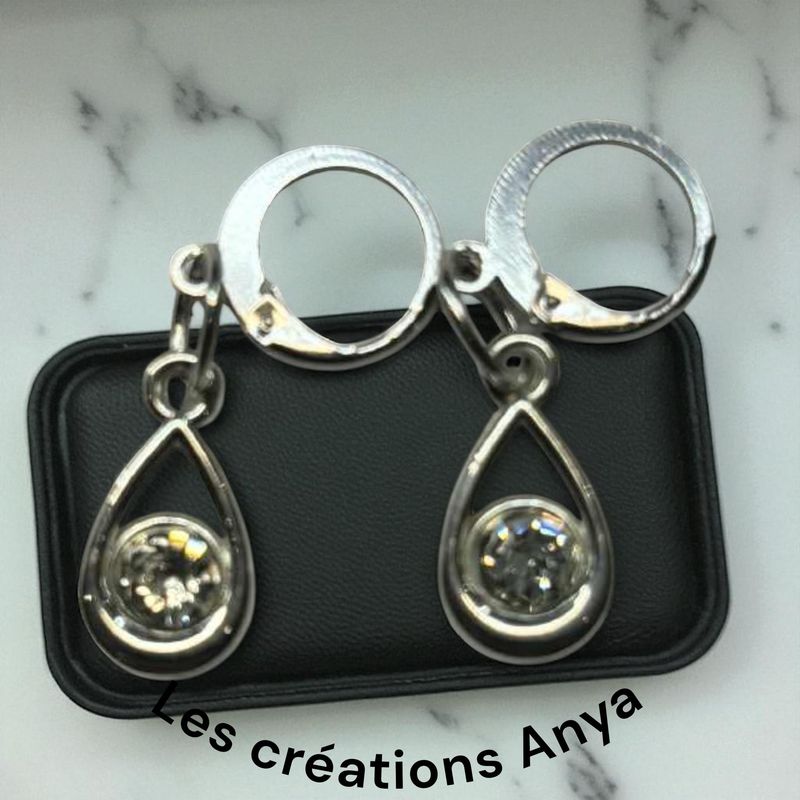 Boucles d’oreille argent